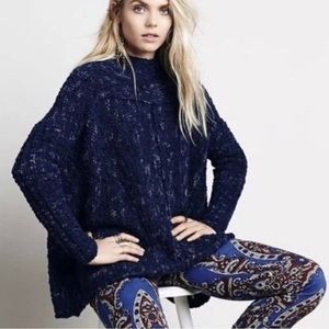 Free People Nightingale chunky oversized sweater/shirt